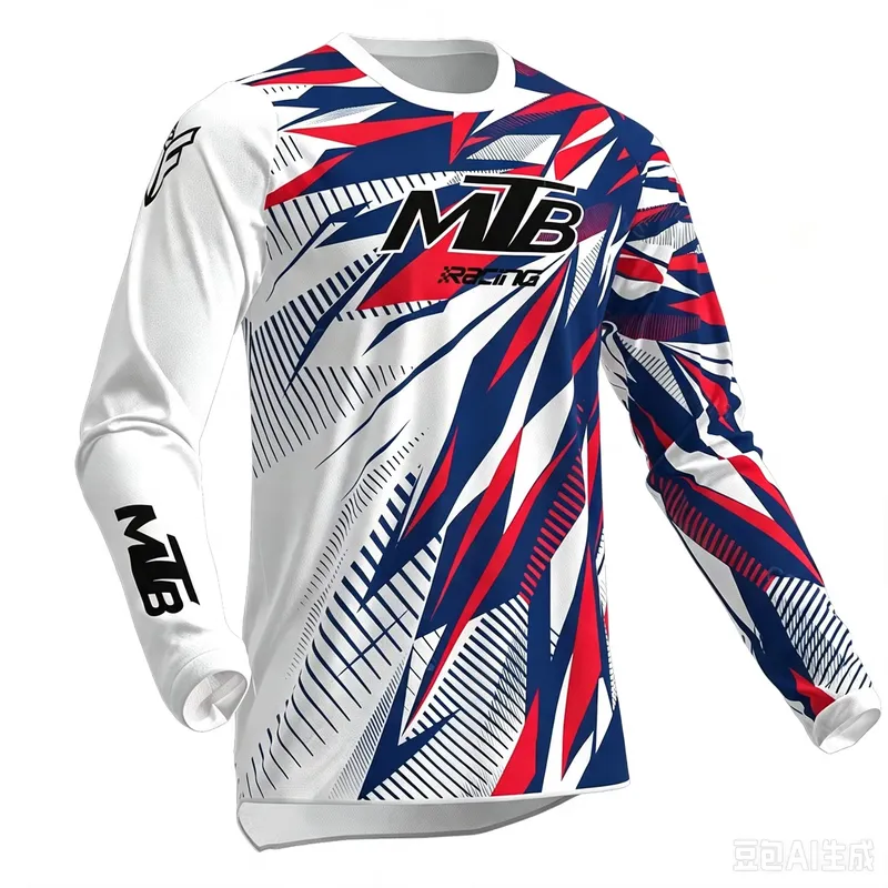 เสื้อปั่นจักรยาน MTB แขนยาว 3D - Cycling บทวิจารณ์และราคา