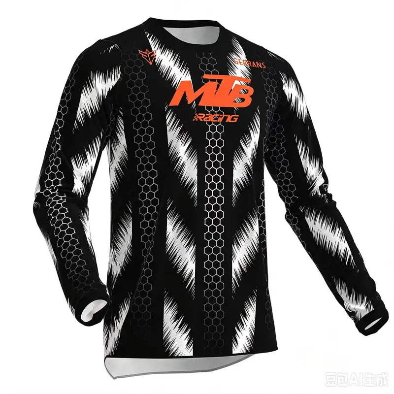 เสื้อปั่นจักรยาน MTB แขนยาว 3D - Cycling บทวิจารณ์และราคา