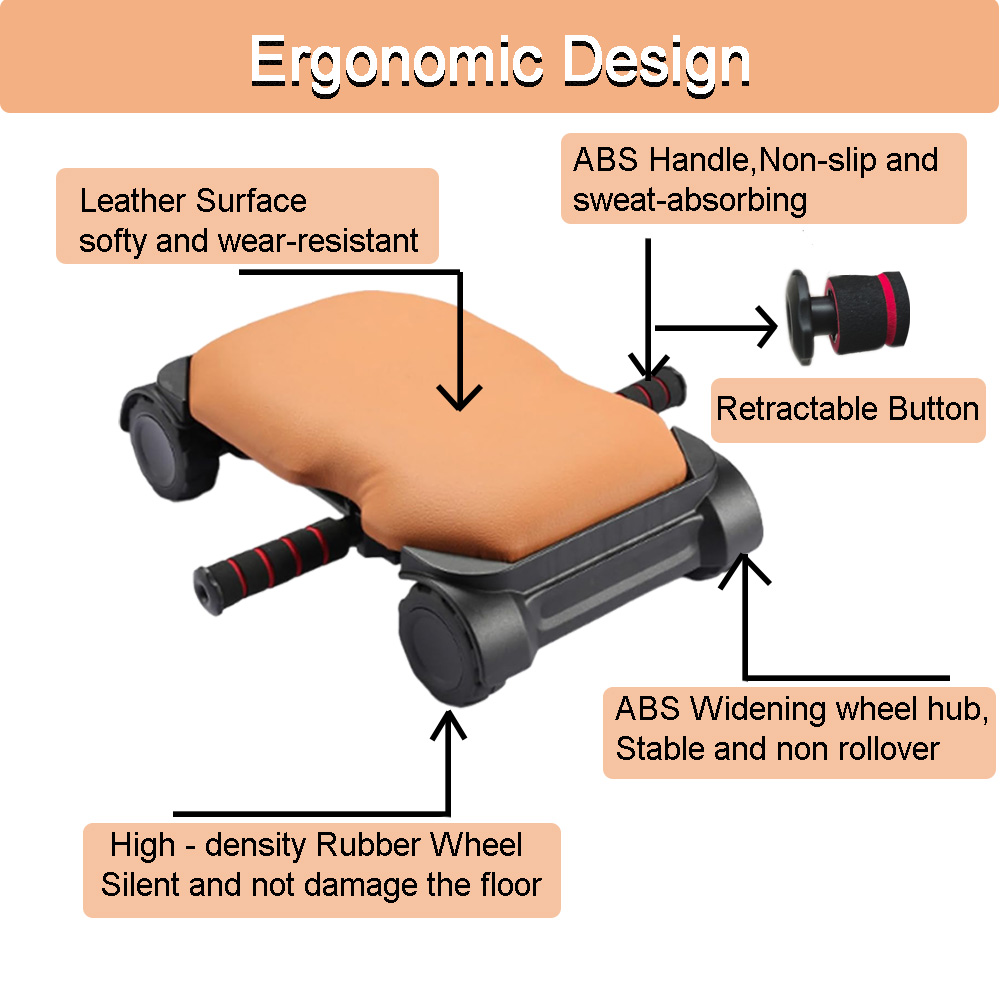 อุปกรณ์บริหารกล้ามเนื้อหน้าท้อ - Ab Roller Wheel With Elbow Support บทวิจารณ์และราคา