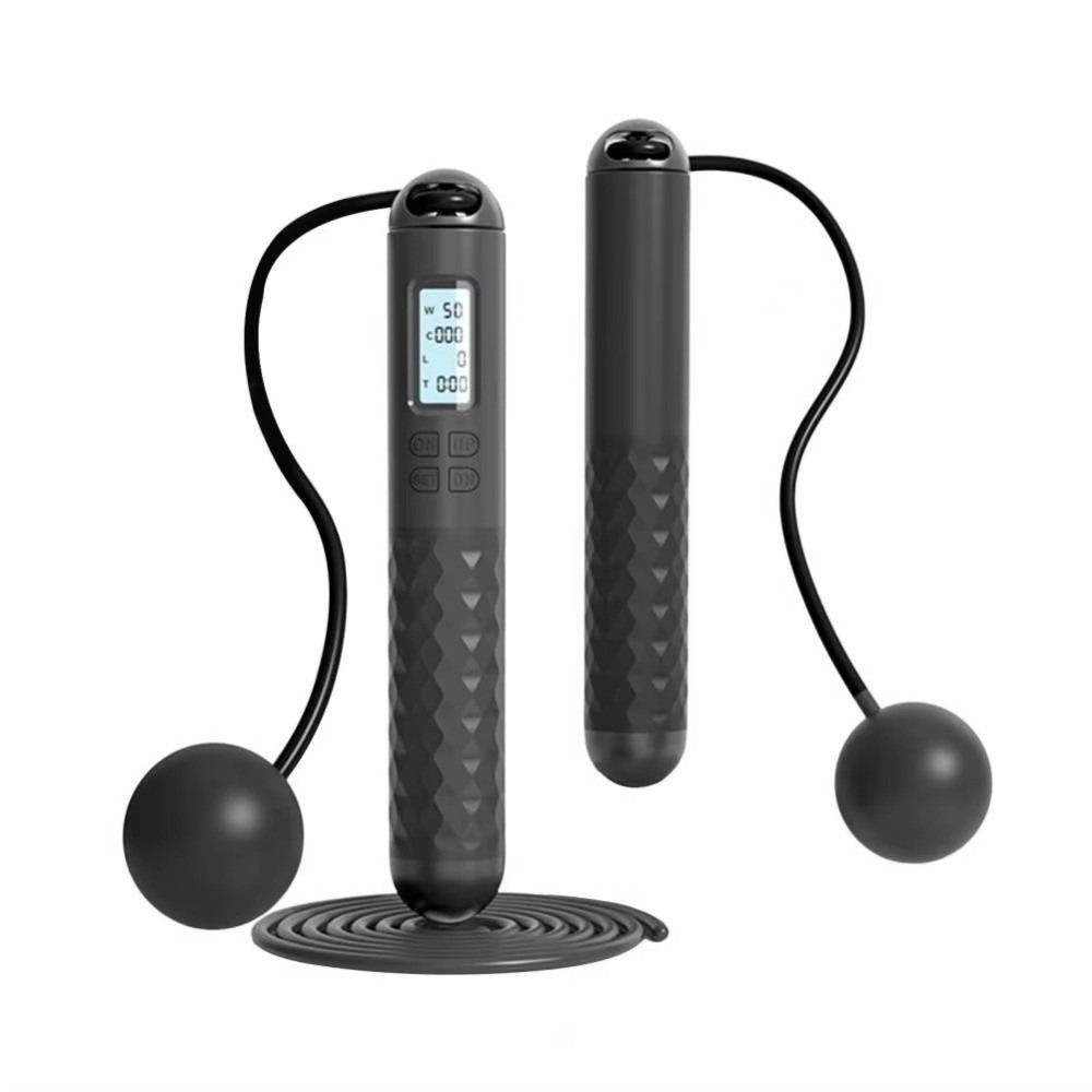 เชือกกระโดดไร้สายแบบพกพา พร้อม - Smart Jump Rope Digital Counter บทวิจารณ์และราคา