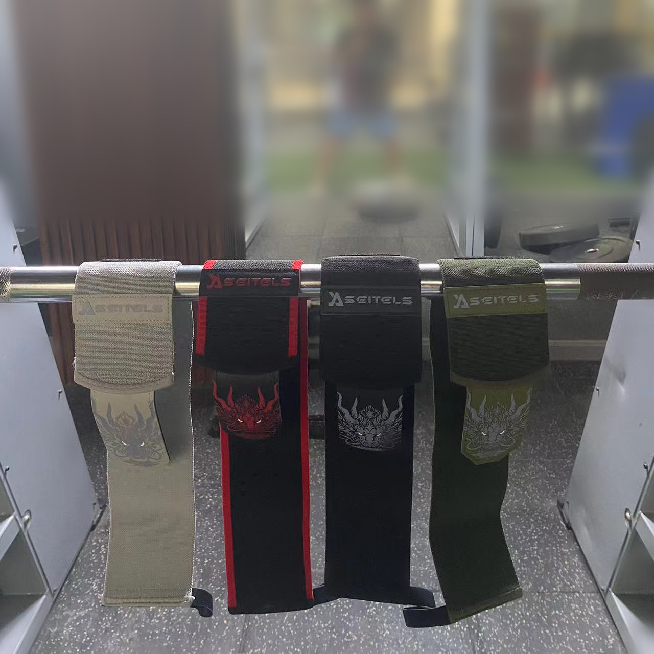 1 คู่มังกรจีนฟิตเนสสายรัดข้อมื - Wrist Wraps Weightlifting Support บทวิจารณ์และราคา
