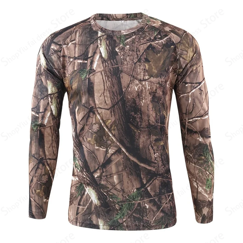 เสื้อยืดแขนยาวลายพรางสำหรับผู้ - Hiking บทวิจารณ์และราคา